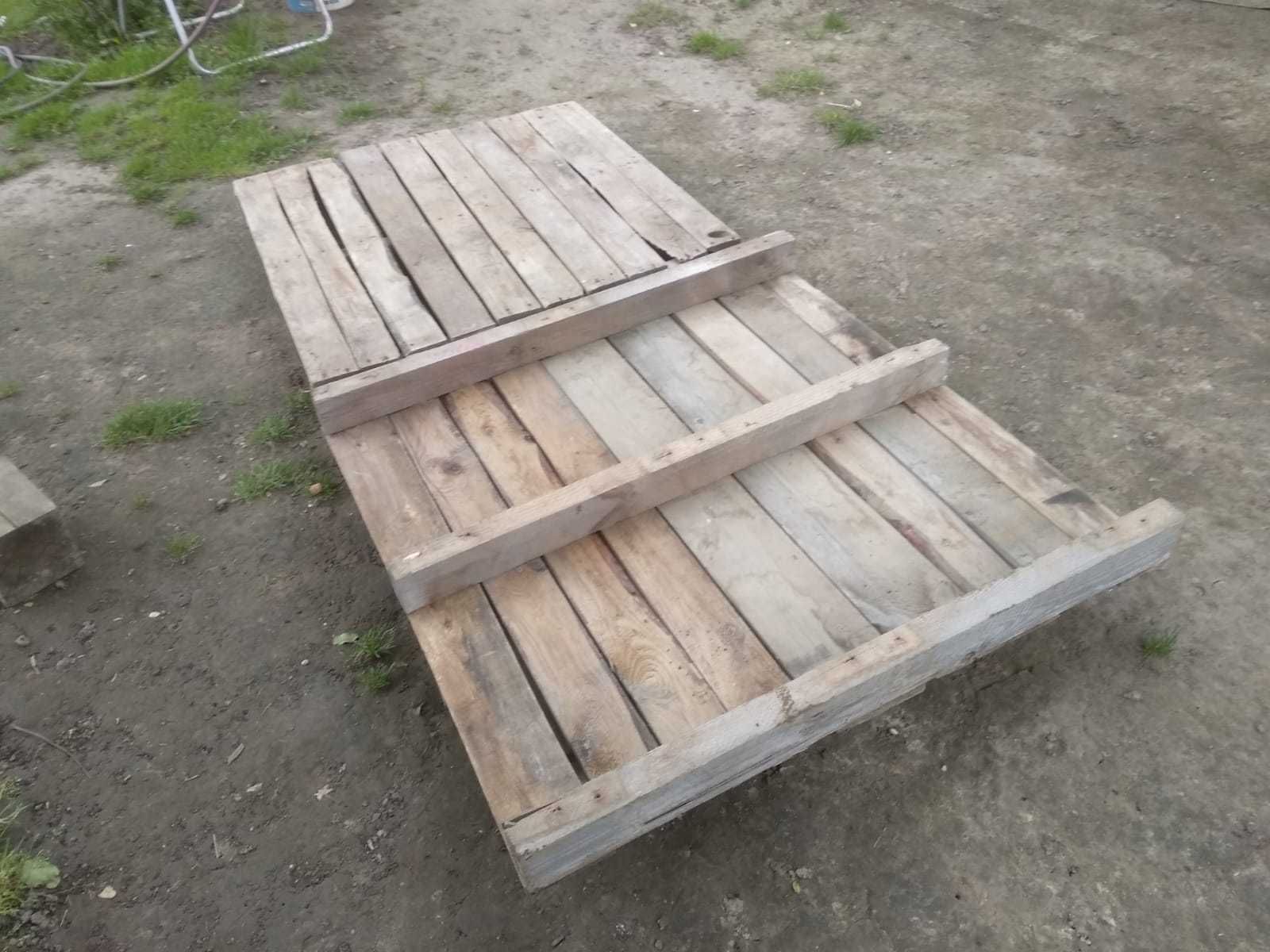 Palety 100 x 100 cm pełne deskowanie podest taras transport płot