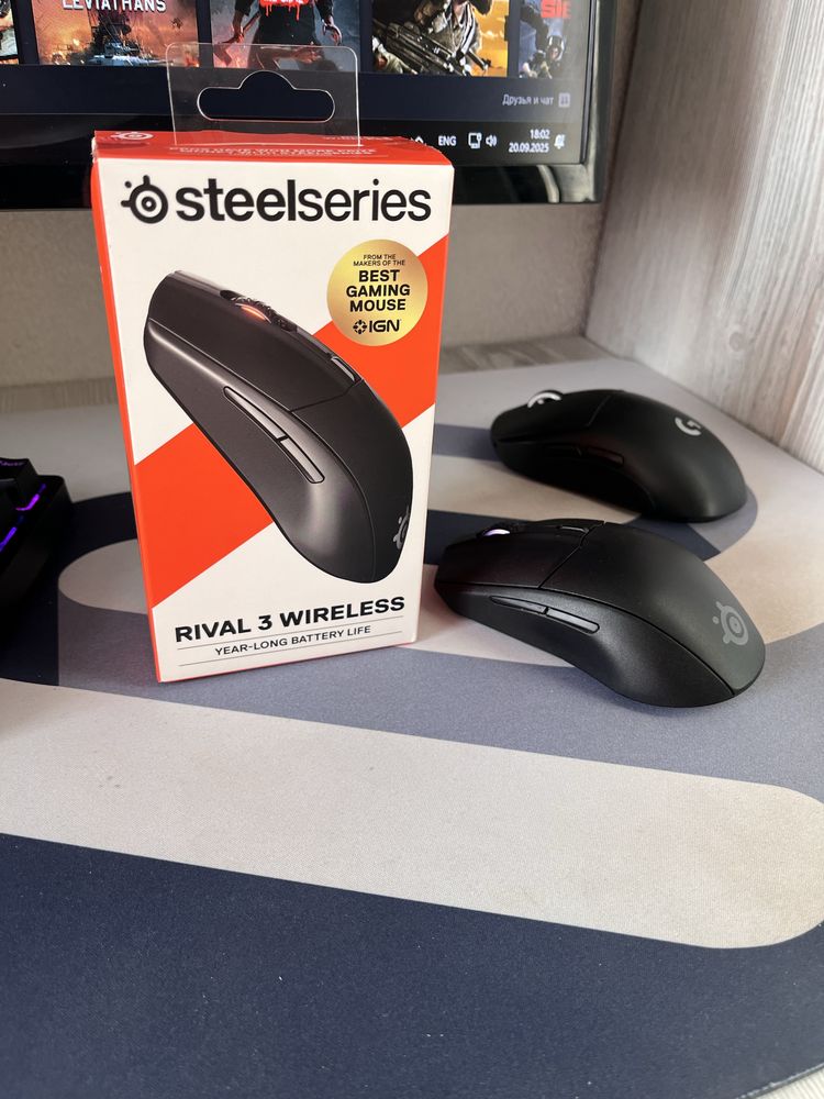 Ігрова мишка Steel Series Rival 3 Wireless