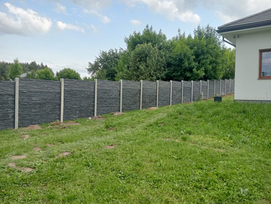 Ogrodzenia betonowe ogrodzenia panelowe