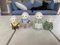 Sylvanian сильваниан Calico critters семья овечек