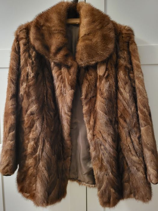 Futro kurtka z norek