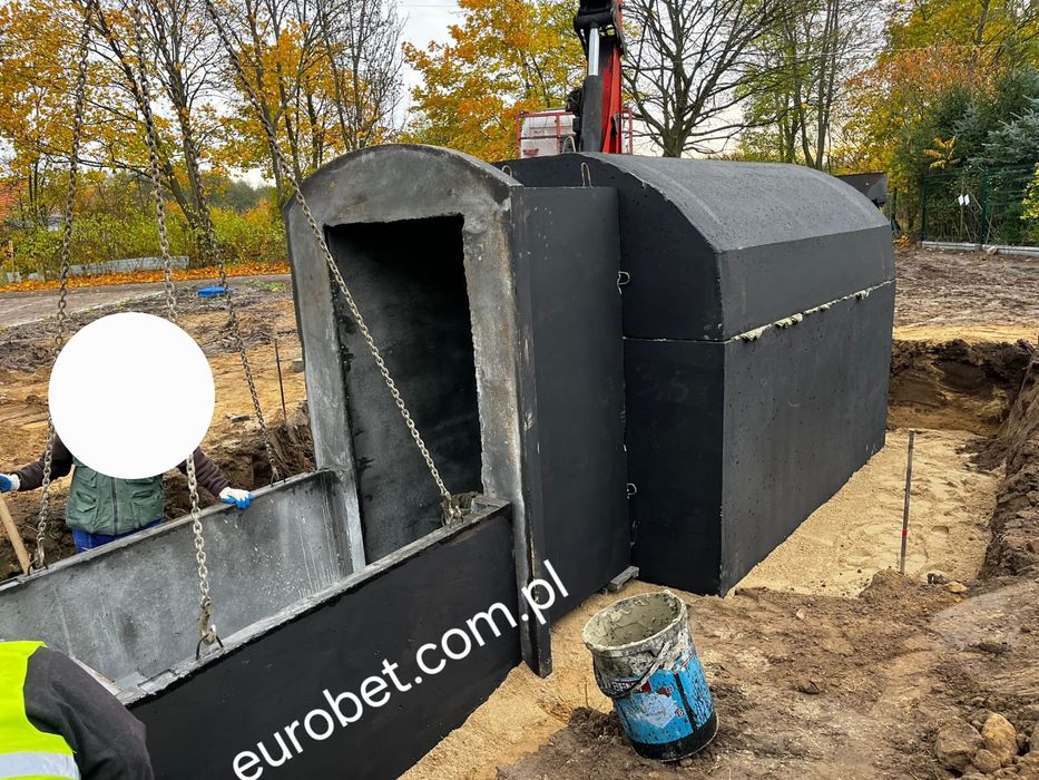 Szambo betonowe, zbiorniki na deszczówkę, Piwnice betonowe,Producent