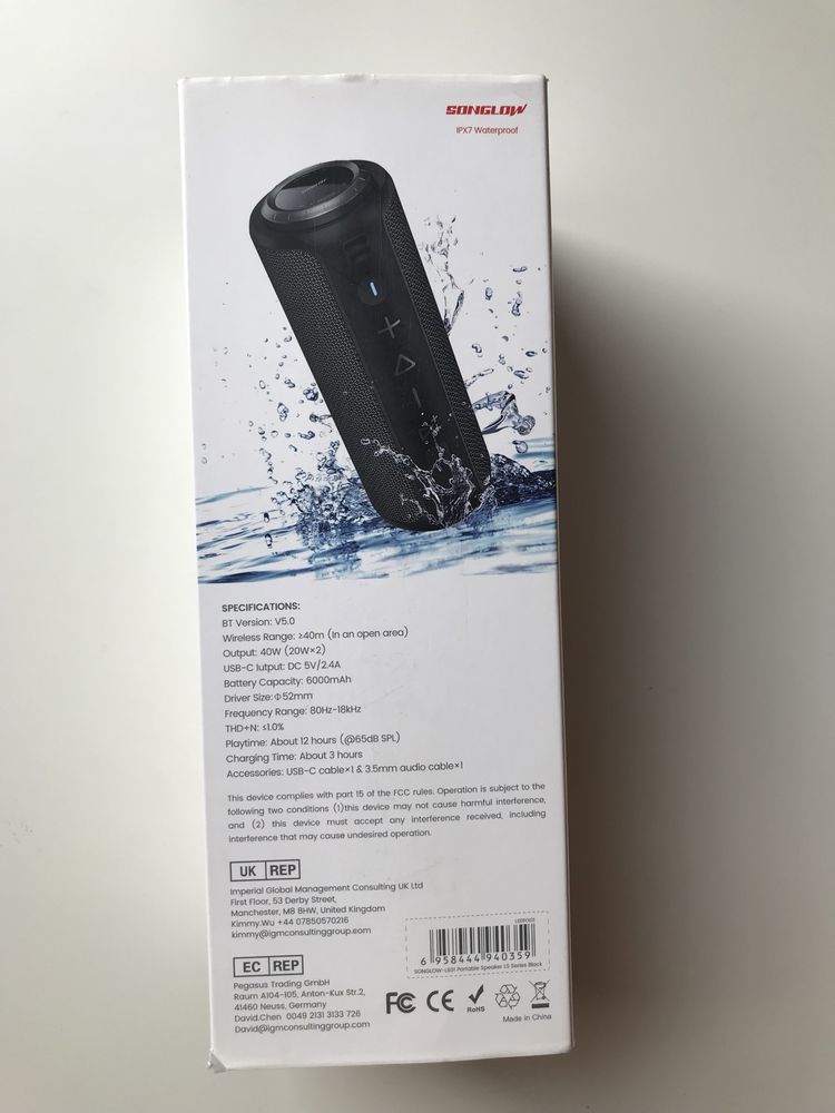 Songlow portable speaker 40W