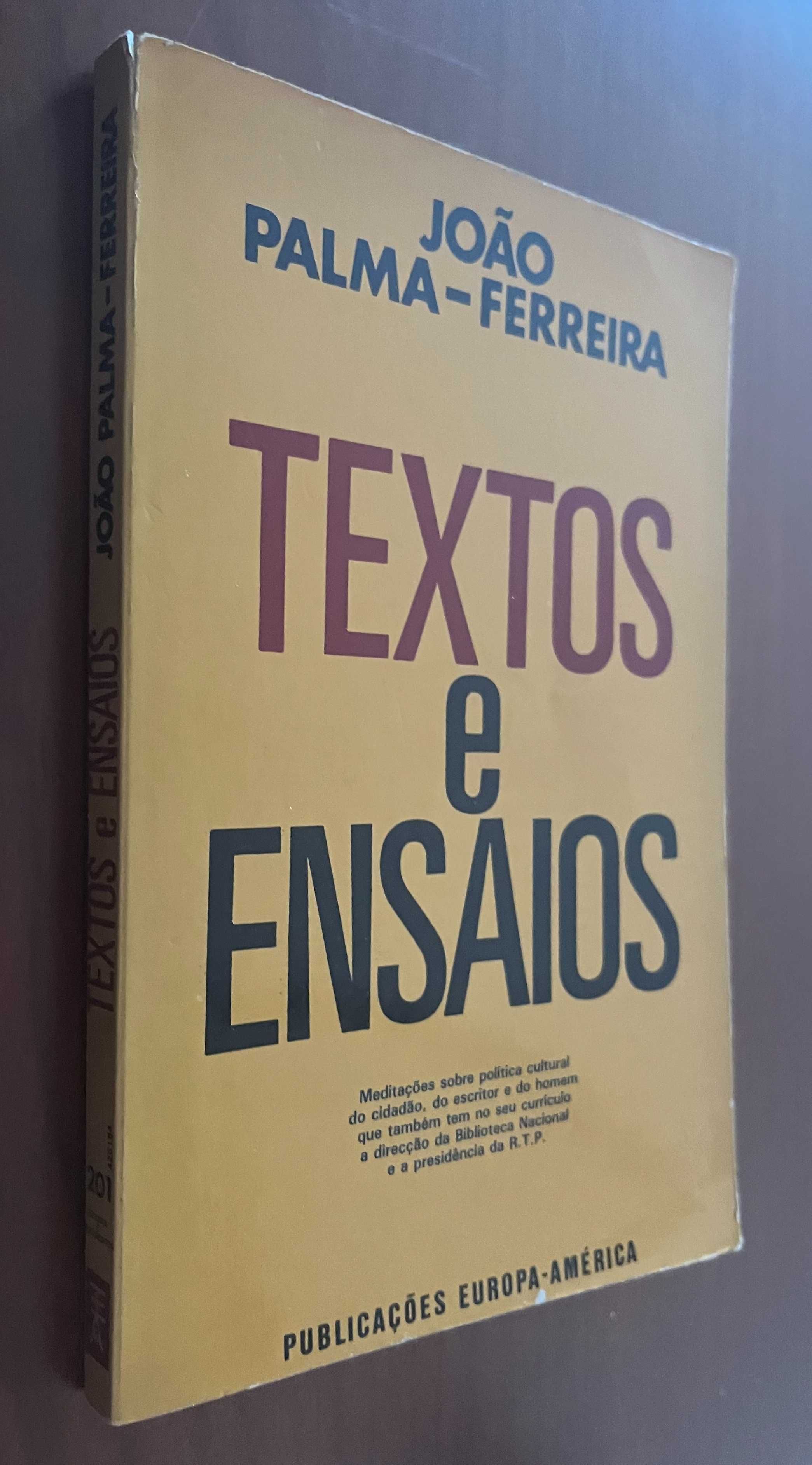 "Textos e Ensaios" de João Palma-Ferreira