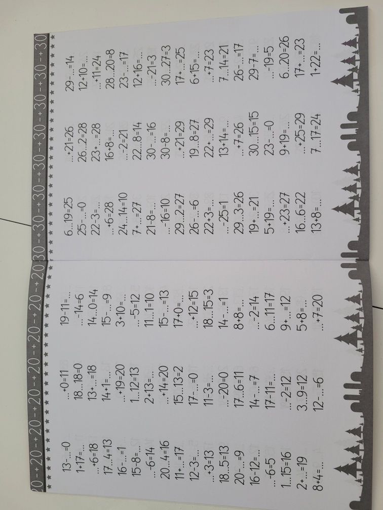 Ćwiczenia matematyczne Dodawanie i odejmowanie