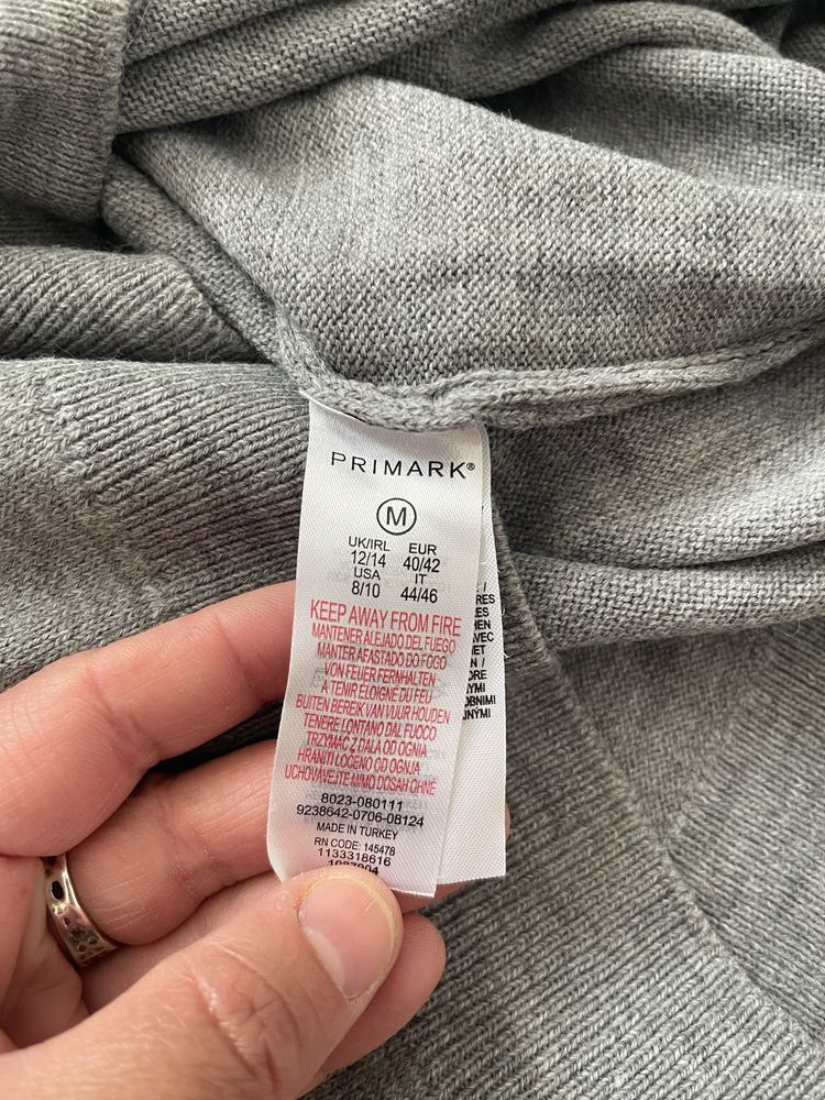 Вызаное платье-макси Primark M в идеале