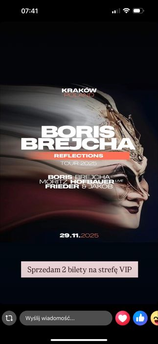 Bilet VIP na koncert, Boris Brejcha “Reflections” 29.11.25r - Kraków