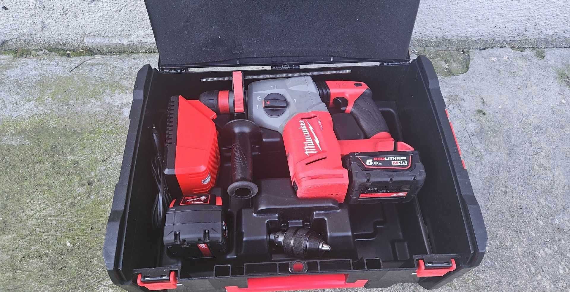 MILWAUKEE M18 CHX-502X młotowiertarka + główka.