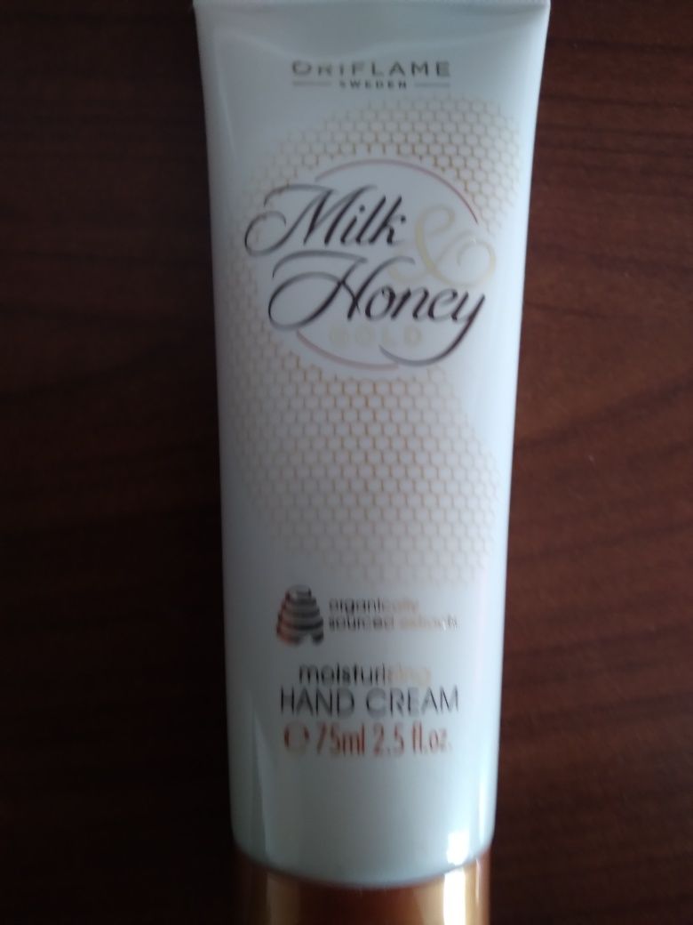 Nawilżający krem do rąk Milk&Homey Gold -