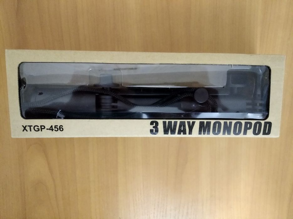 Монопод для подводной съёмки для камер Go Pro и 4К3 way monopod XTGP-4