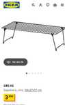 Saptateira e tabuleiro de sapateira marca IKEA