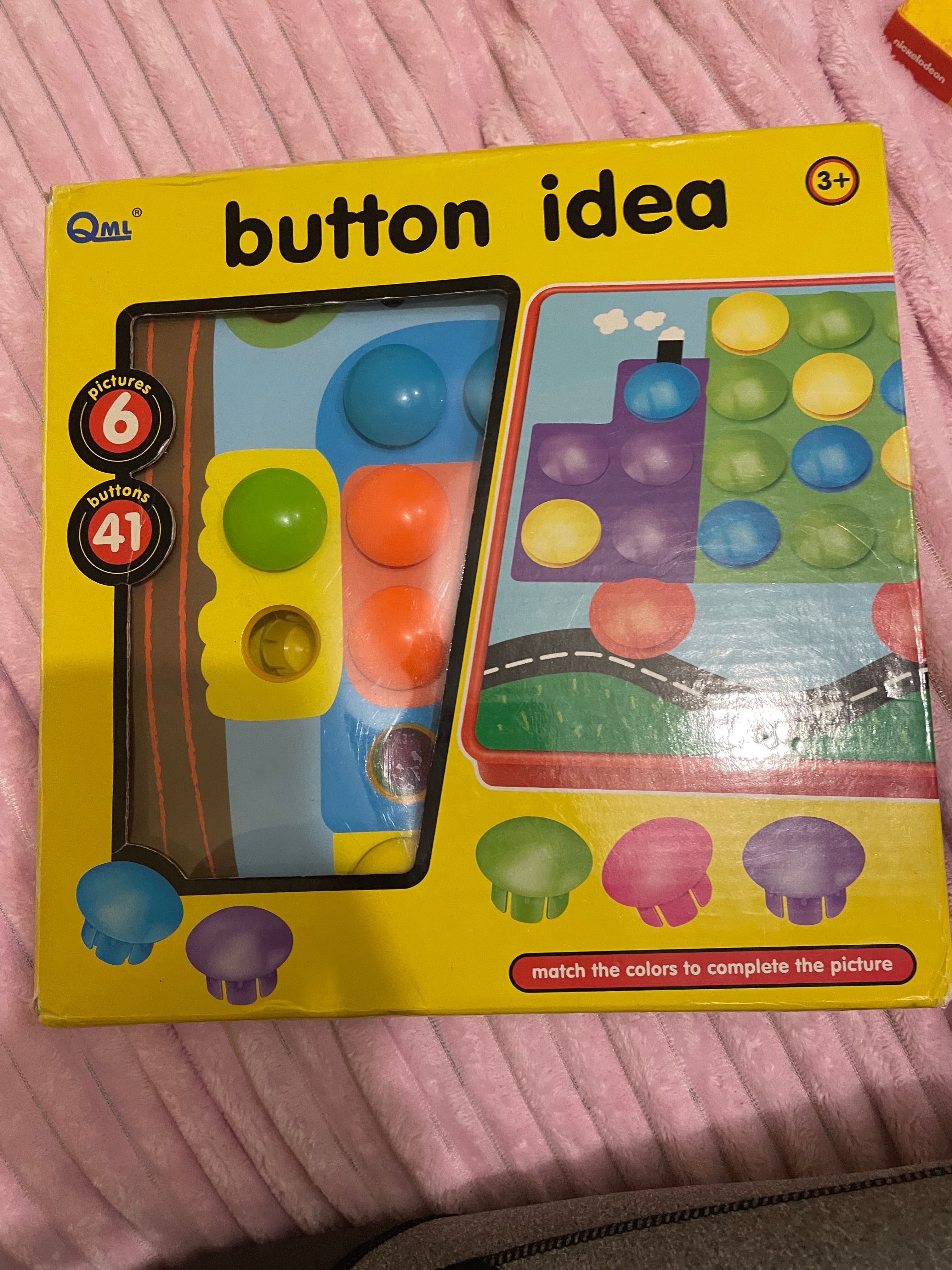 Мозаїка "Button idea" - великі вкладиші, 6 картинок
