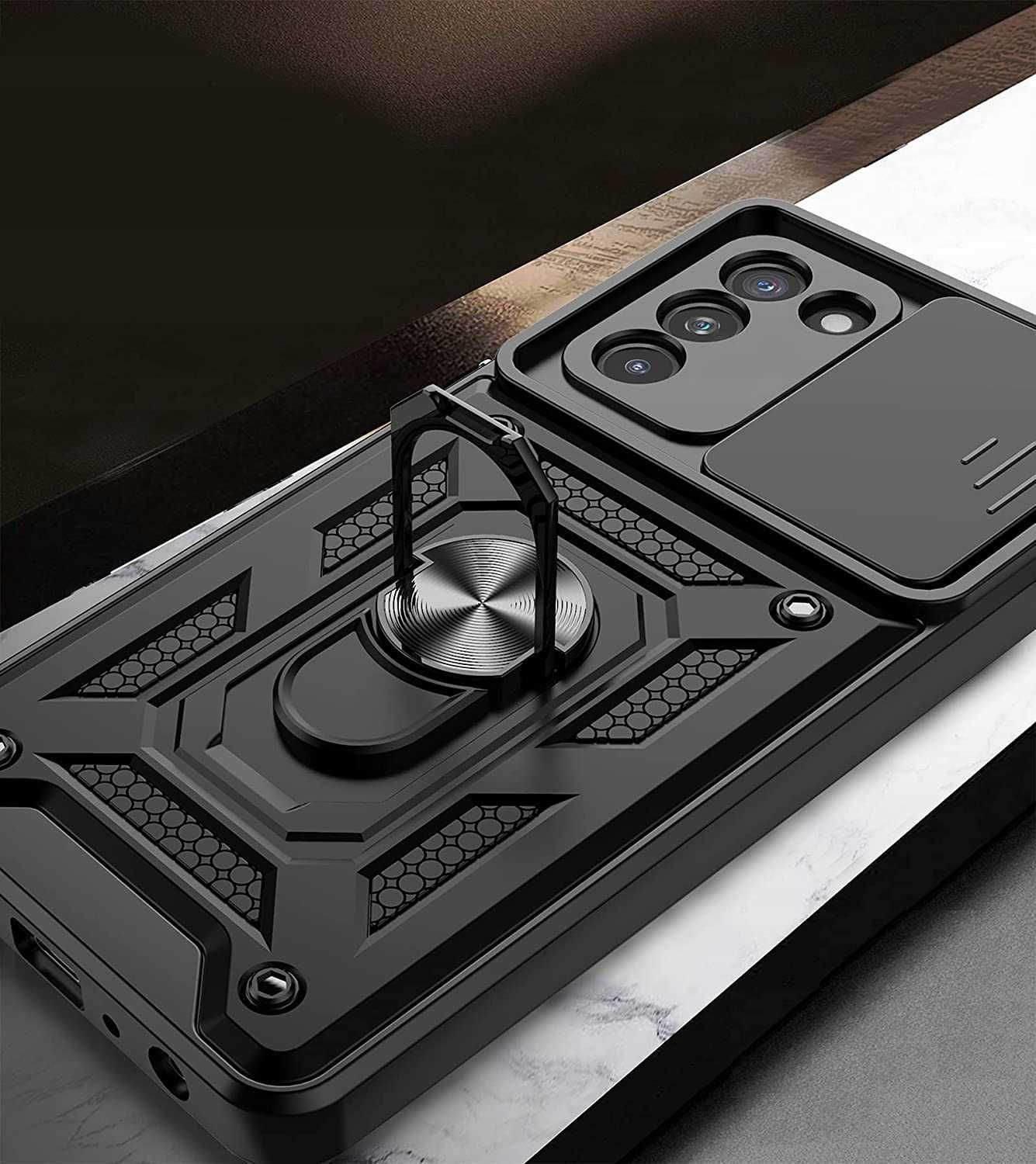 Etui Pancerne do Samsung Galaxy S21 FE + Szkło Hartowane