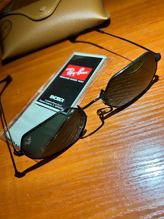 Ray Ban ОРИГИНАЛ Octagonal RB3556N Flat Lenses Очки окуляри 001/45