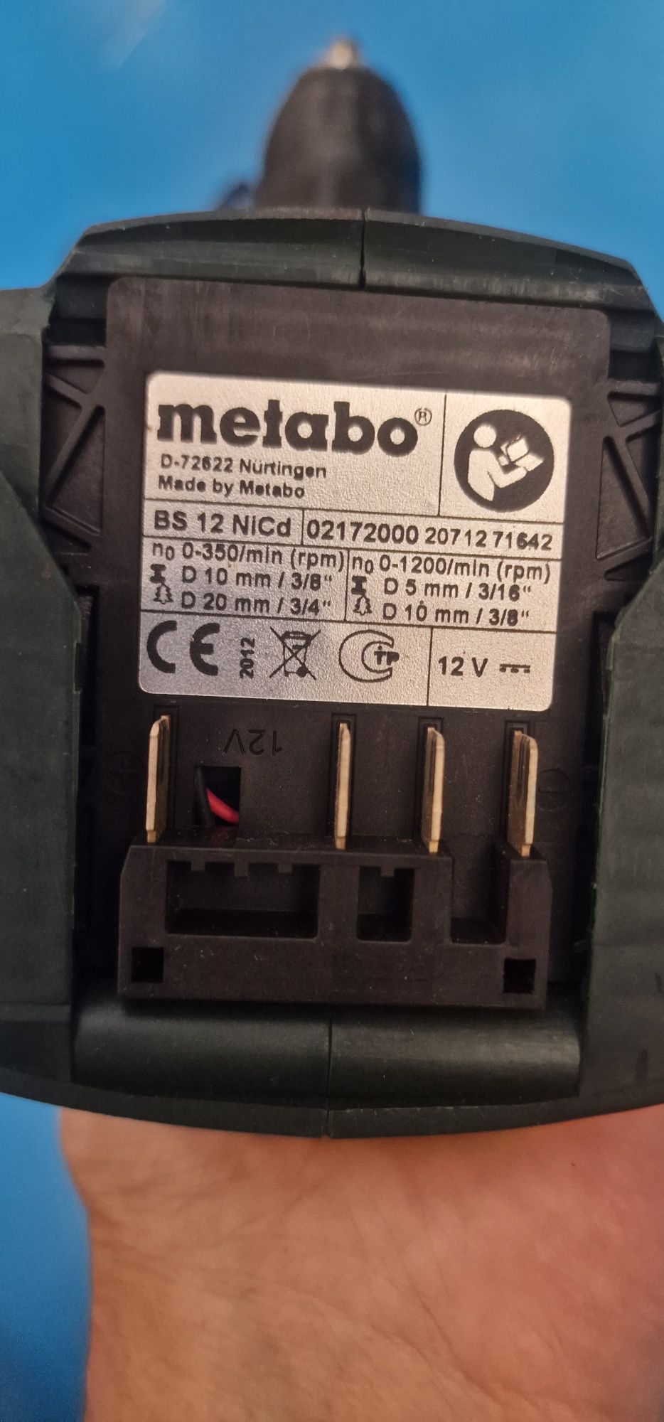 Wkretarka akumulatorowa metabo BS NiCd