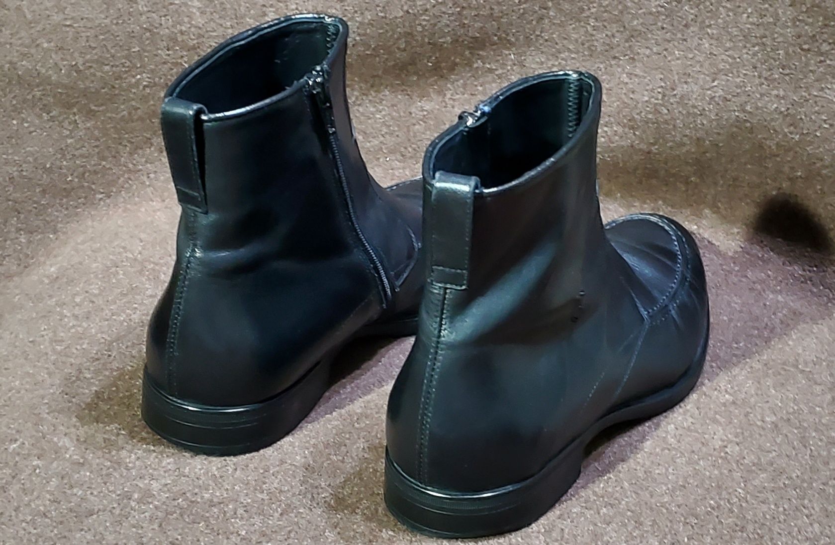 кожаные ботинки NAVY BOOT. Швейцария . ( р 40 / 27 см )