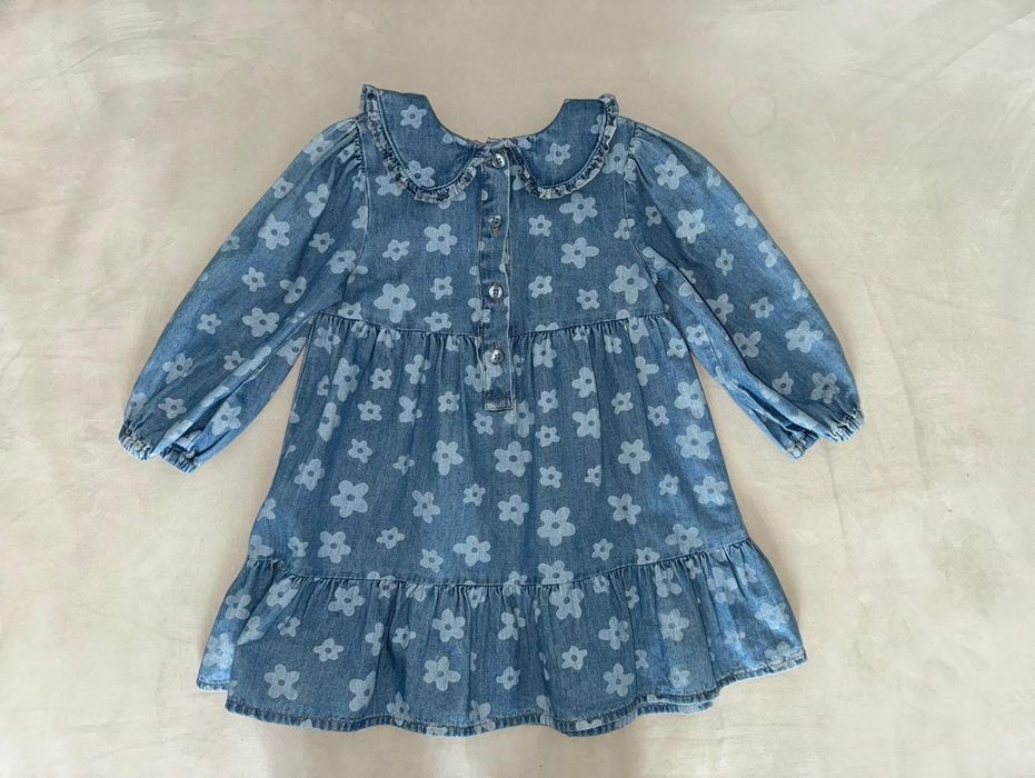 Сукня джинсова Zara оригінал р.98 на 2-3 роки Платье Zara