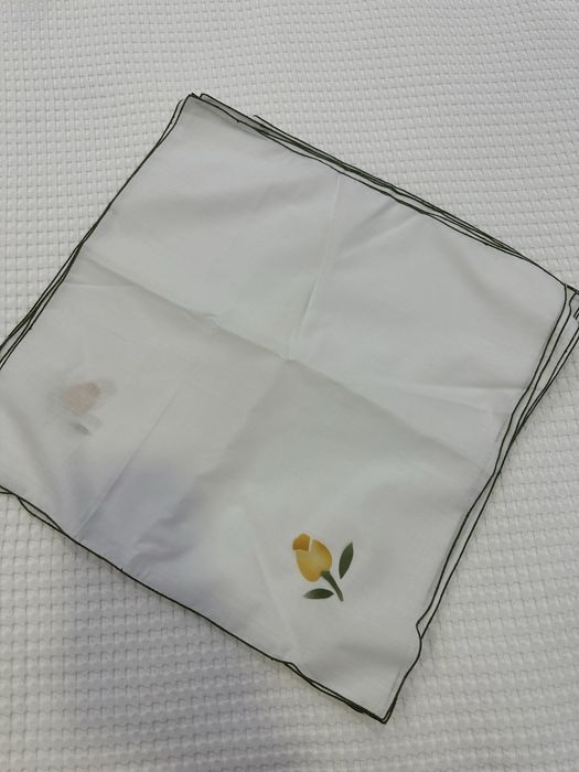 7 guardanapos de tecido