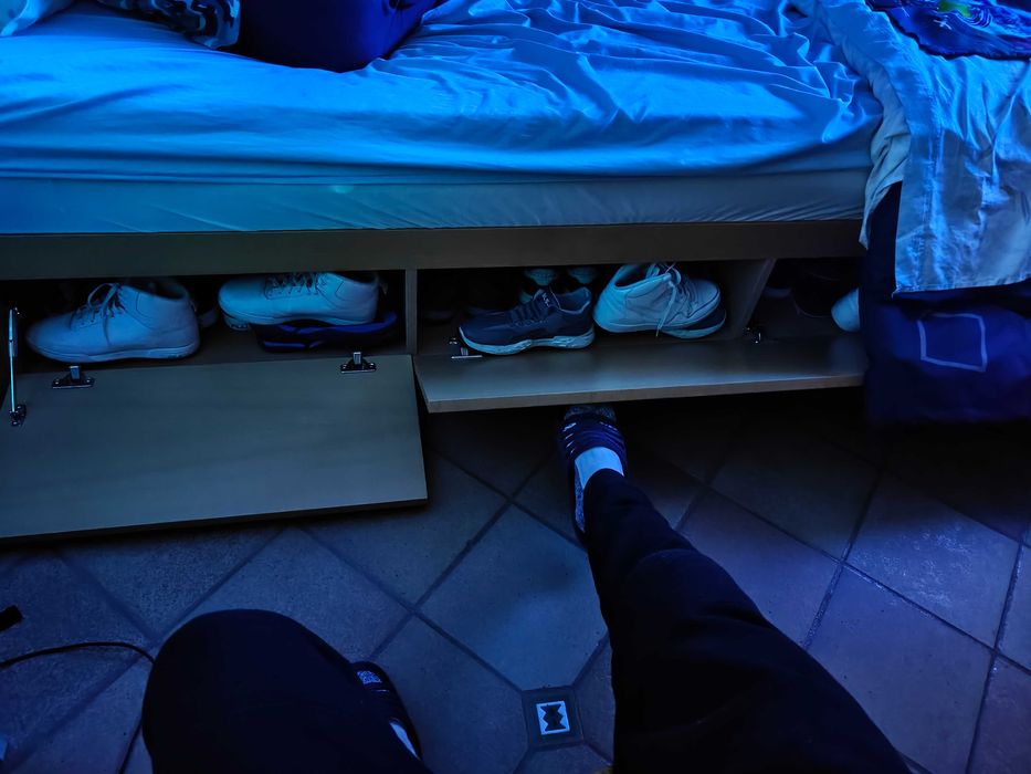 Cama solteiro laminado