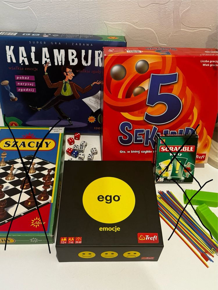 Zestaw gier planszowych dla dzieci + kości gratis!