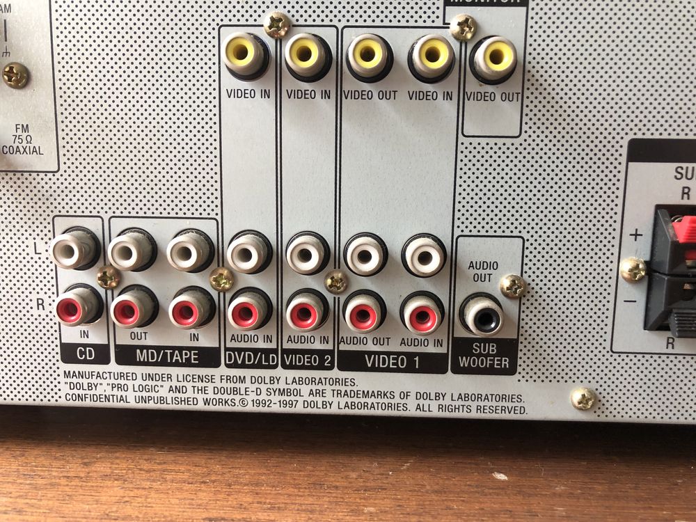 Sony Digital dts Surrond