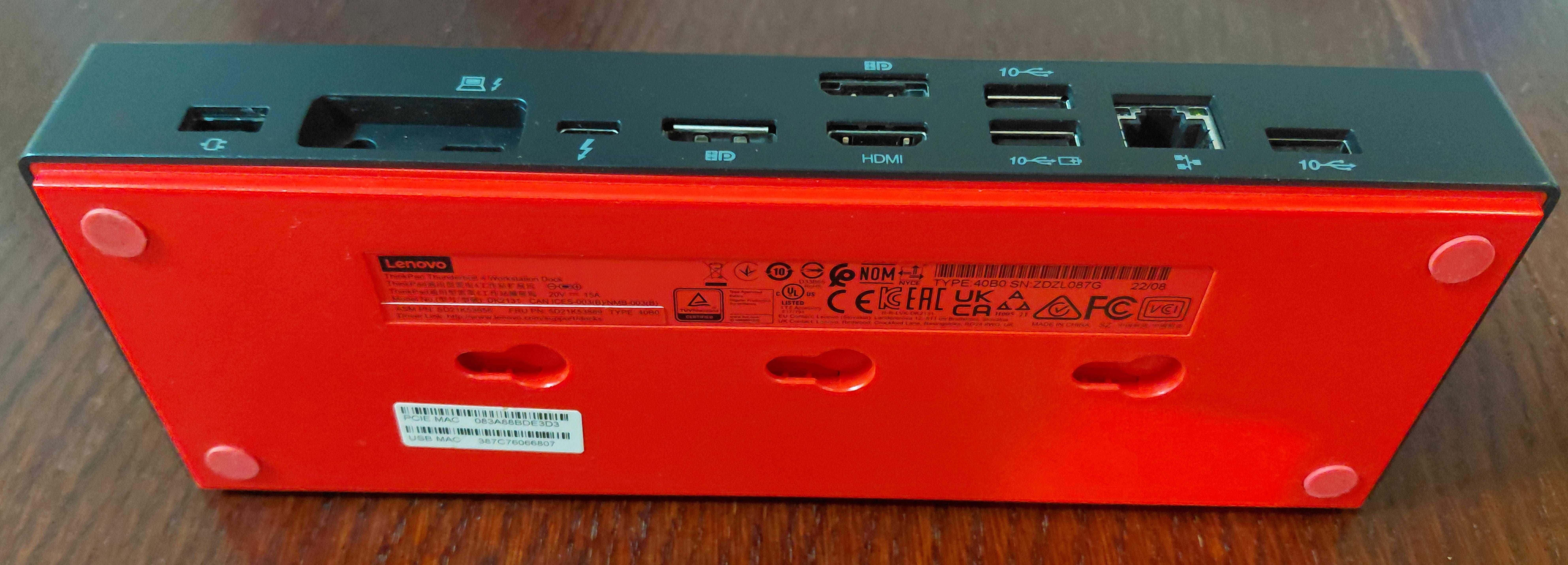 LENOVO stacja dokująca 40B0 USBC ThinkPad universal THUNDERBOLT 4 dock