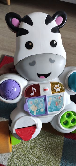 Interaktywny chodzik Fisher-Price zebra
