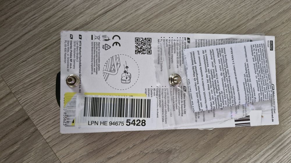 Fischer lampka tylna led