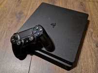 PlayStation 4 Slim 500 GB + oryginalny pad i kable
