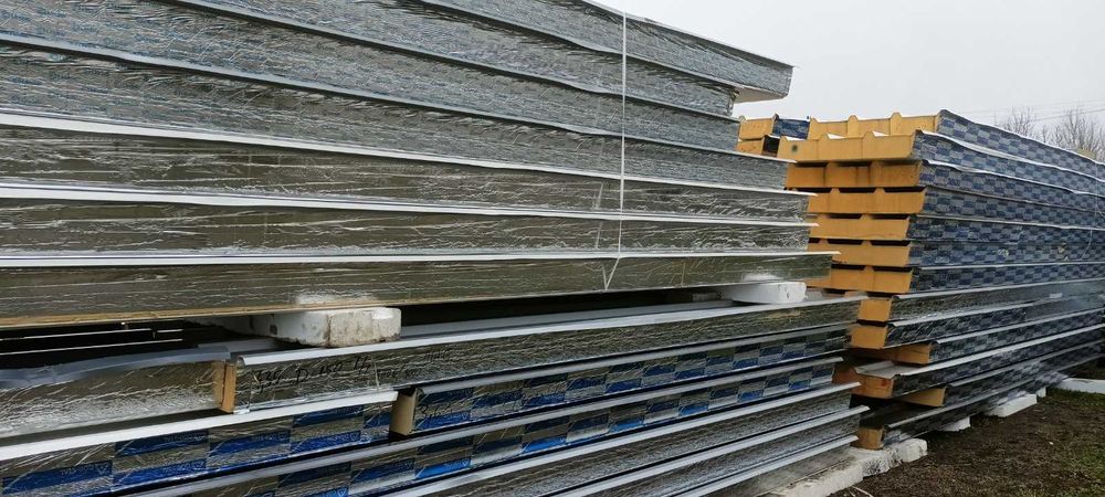 płyta warstwowa dachowa poliuretan PIR 150mm gat. 2 - PROMOCJA!!!