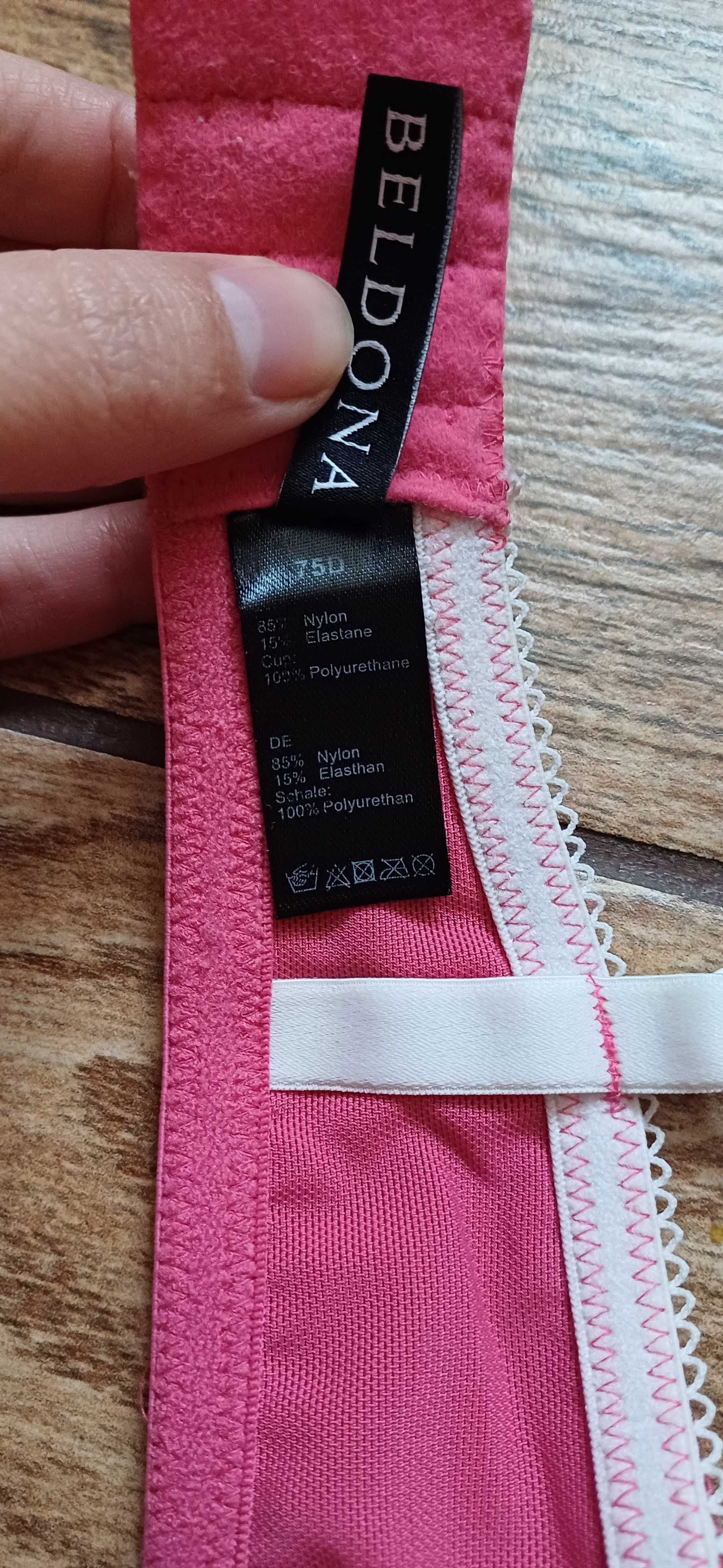 Różowy biustonosz Beldona w r. 75 D