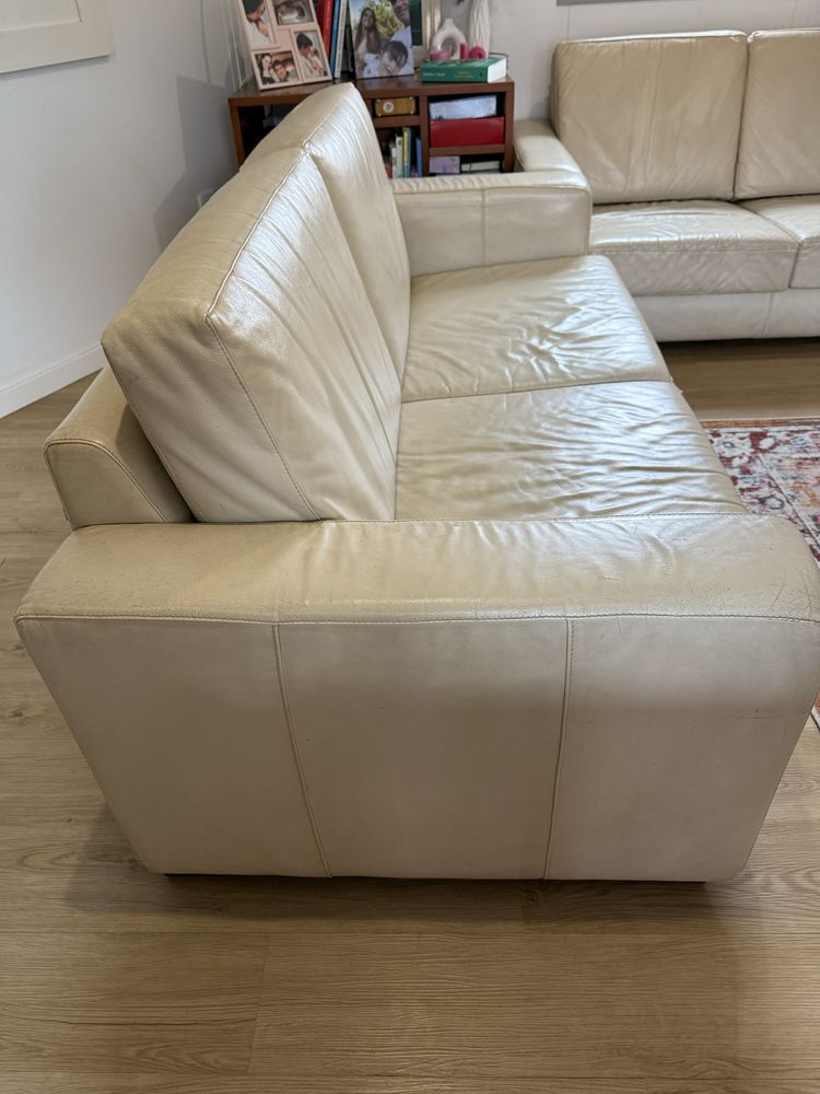Conjunto sofas bege