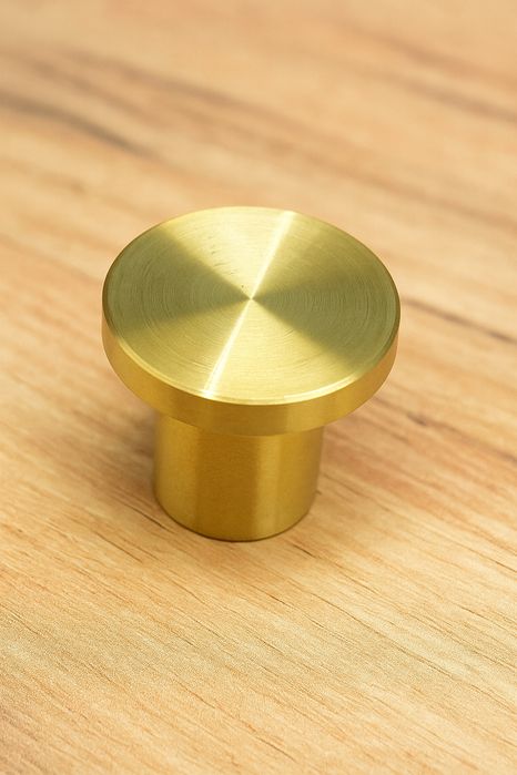 Uchwyt meblowy galka 100% naturalny mosiadz