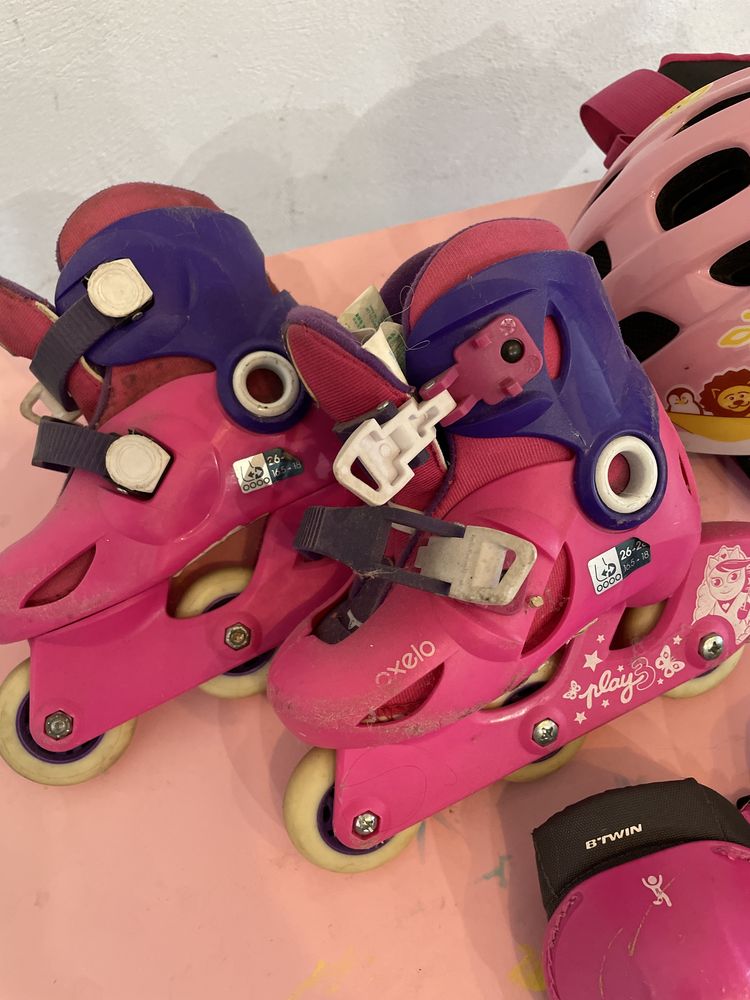 Conjunto de patins criança