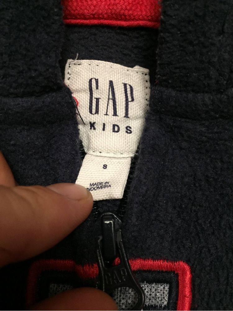 Плюшевое худи GAP на 6-7 лет 116-122см толстовка тёплая классная кофта