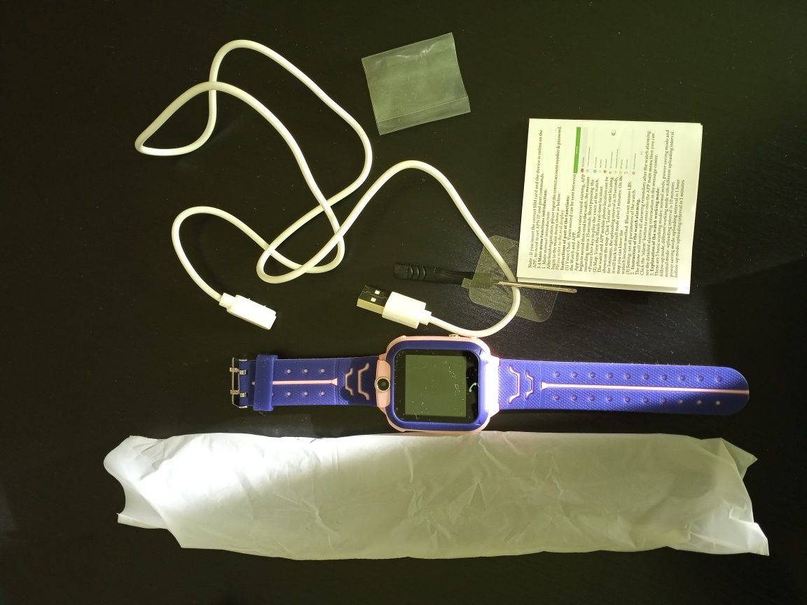 Relógio smartwatch com câmera e telefone
