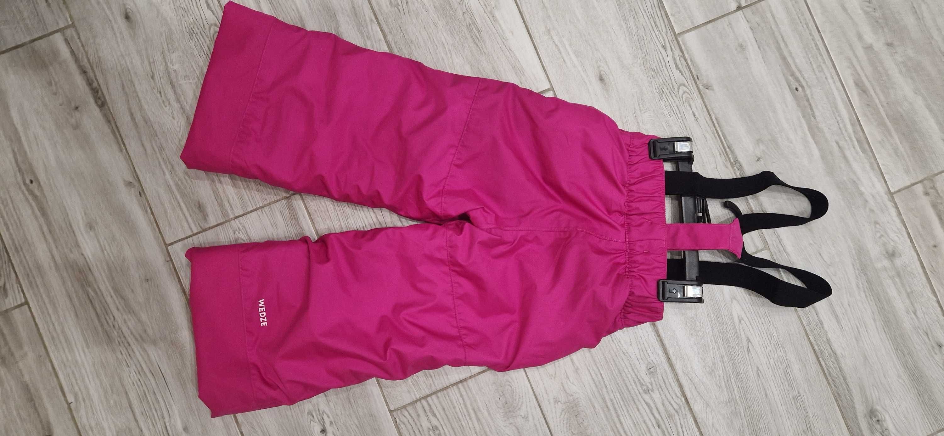 Spodnie narciarskie dla dziewczynki ( 3,4 lata )Dechatlon-stan idealny