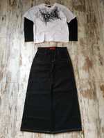 Продам комплект джинси WEXWEAR + лонгслів Tapout white web sk8 Y2K