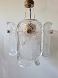 Lampa wisząca Glashütte Limburg, lata 70 design,mid-c,space age