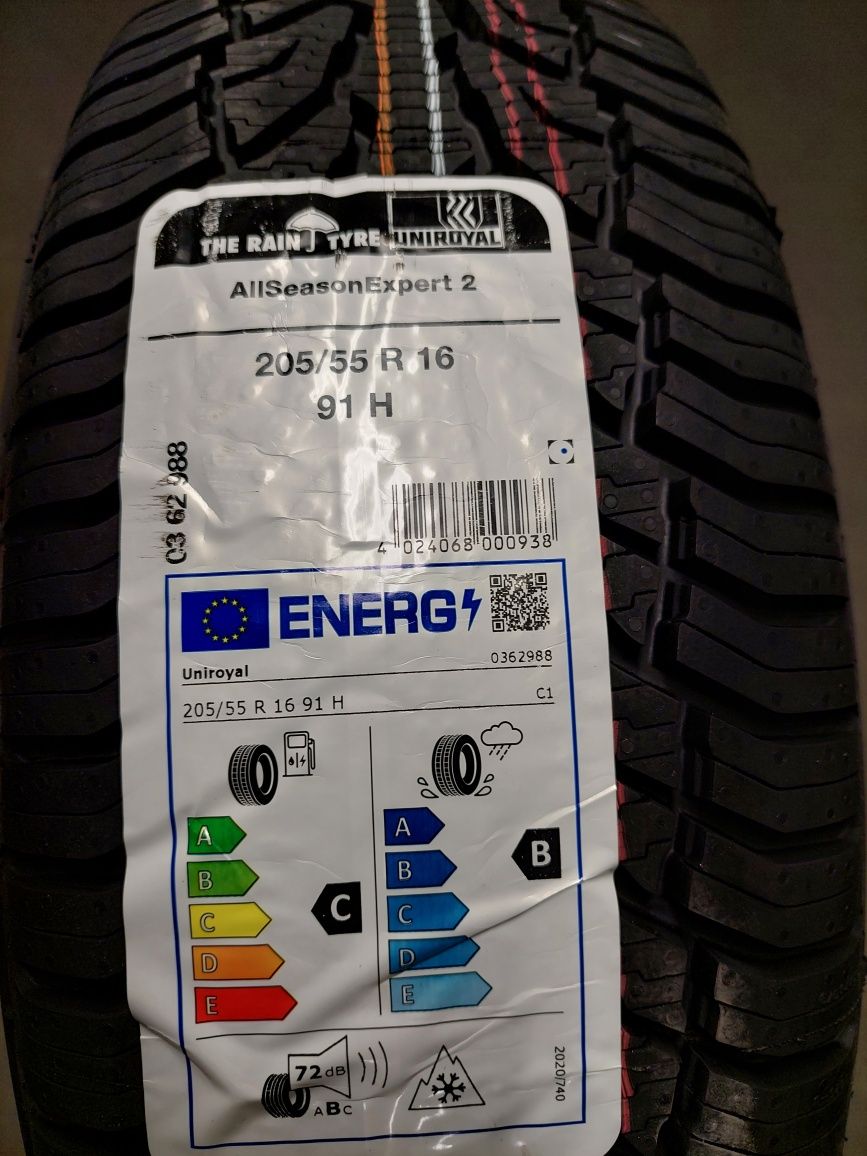 205/55r16 uniroyal wielosezonowe 2024