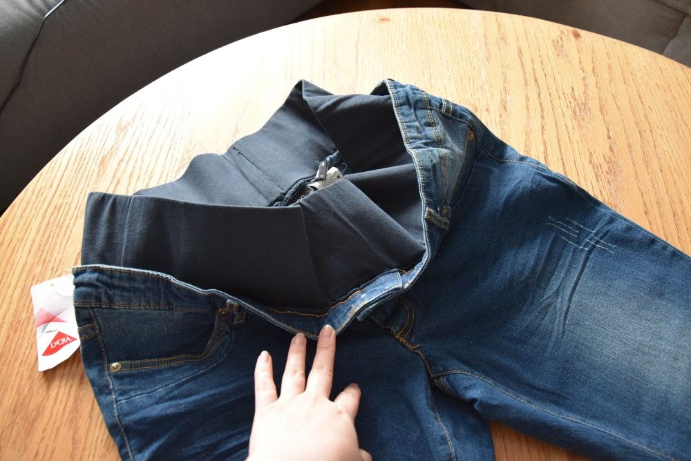 Spodnie ciążowe NOWE - bon prix jeansy rozm 44-46