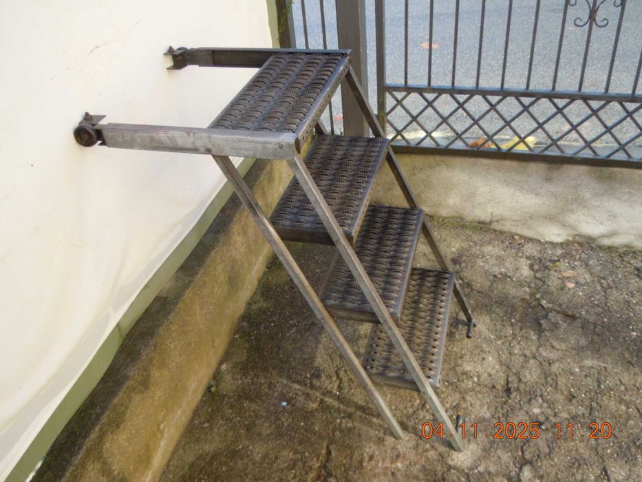 schodki rozkładane wysuwane drabinka ocynkowane samochód dostawczy