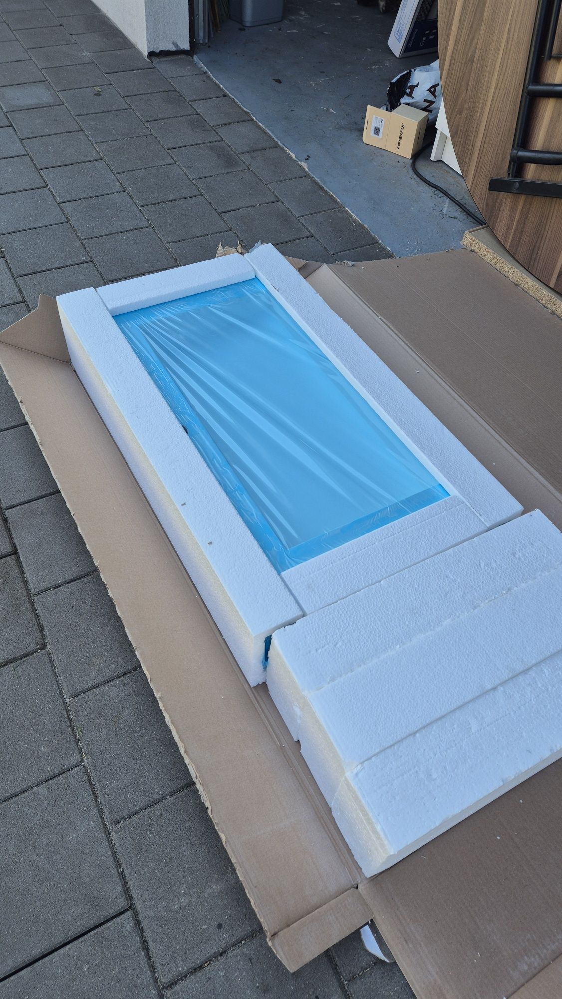 Umywalka 80 cm, konglomerat Cristalstone