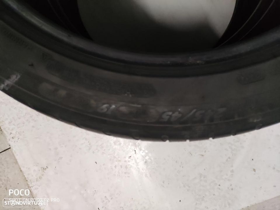 2 pneus semi novos 245-45r19 michelin - oferta da entrega