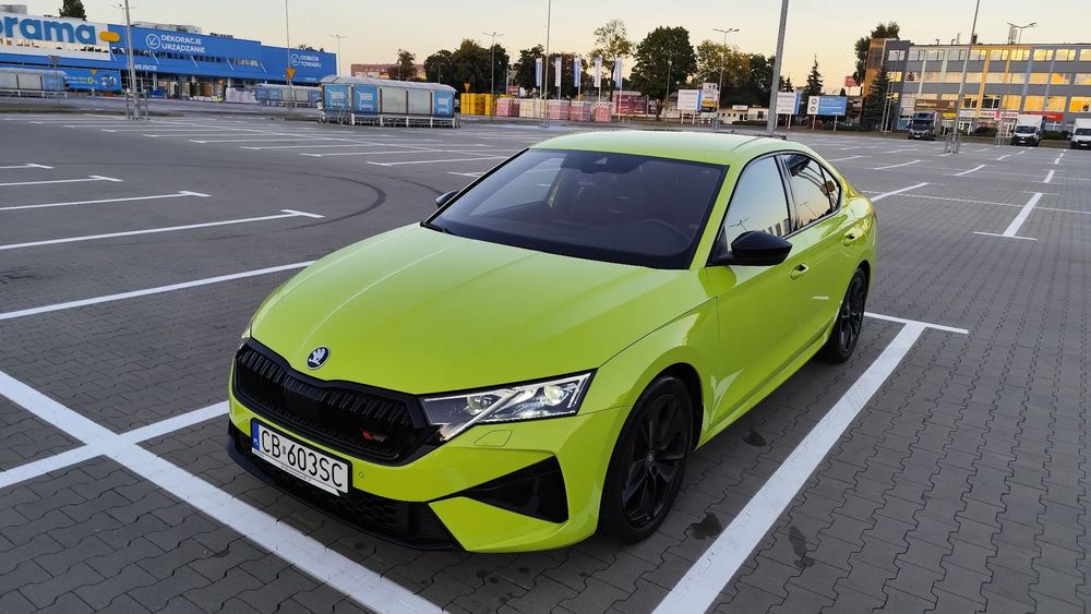 Skoda Octavia RS Rok modelowy 2025, pierwszy właściciel, bezwypadkowy, Polski Salon.