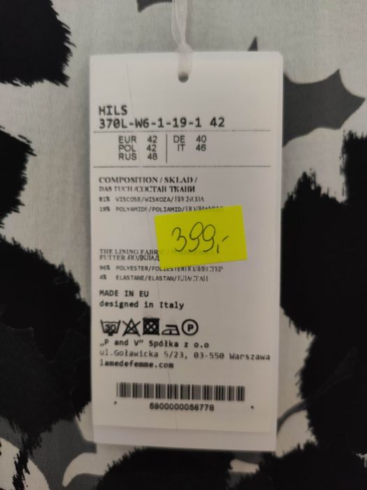 Sukienka L'Ame de Femme r.42