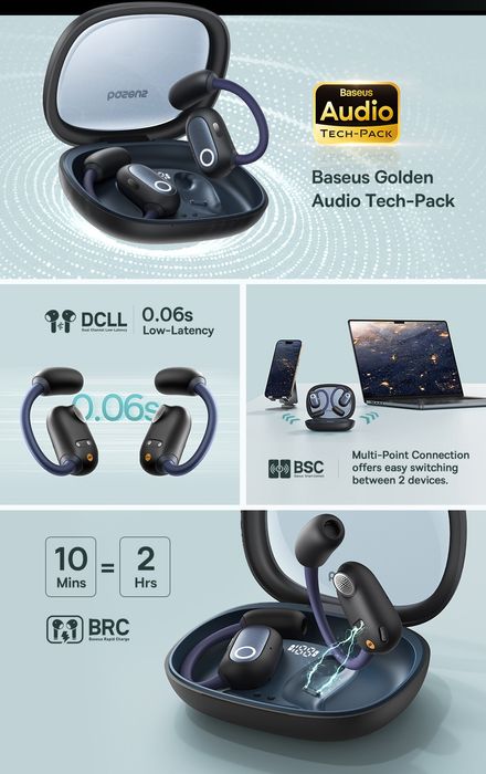 Навушники Baseus Eli Fit Open-Ear