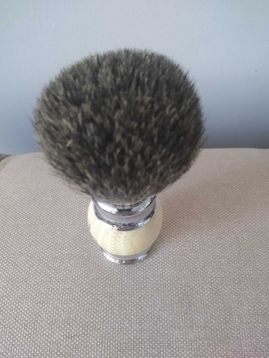 Pędzel do golenia z włosia borsuka, nowy