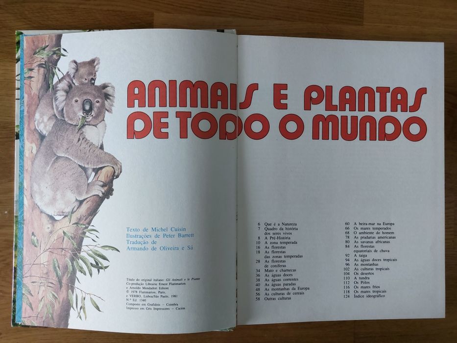 Livro Animais e Plantas de todo o Mundo