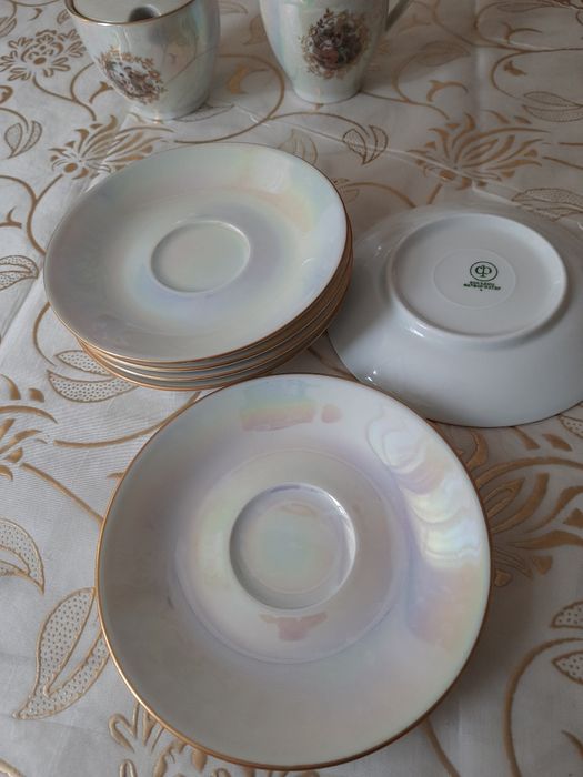 Ваза, чашки 300мл, Хрусталь  стопки, бокалы Чехословакия, сервиз Мадон